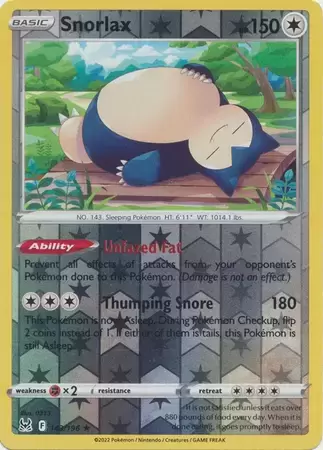 Lost Origin - Snorlax Reverse