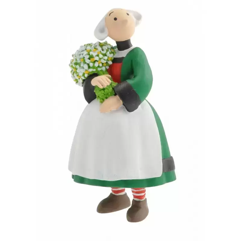 Bécassine - Bécassine avec un Bouquet de Fleurs