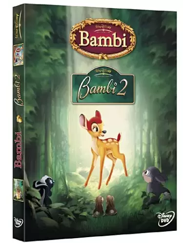 Les grands classiques de Disney en DVD - Bambi / Bambi 2 - Coffret Digipack 2 DVD