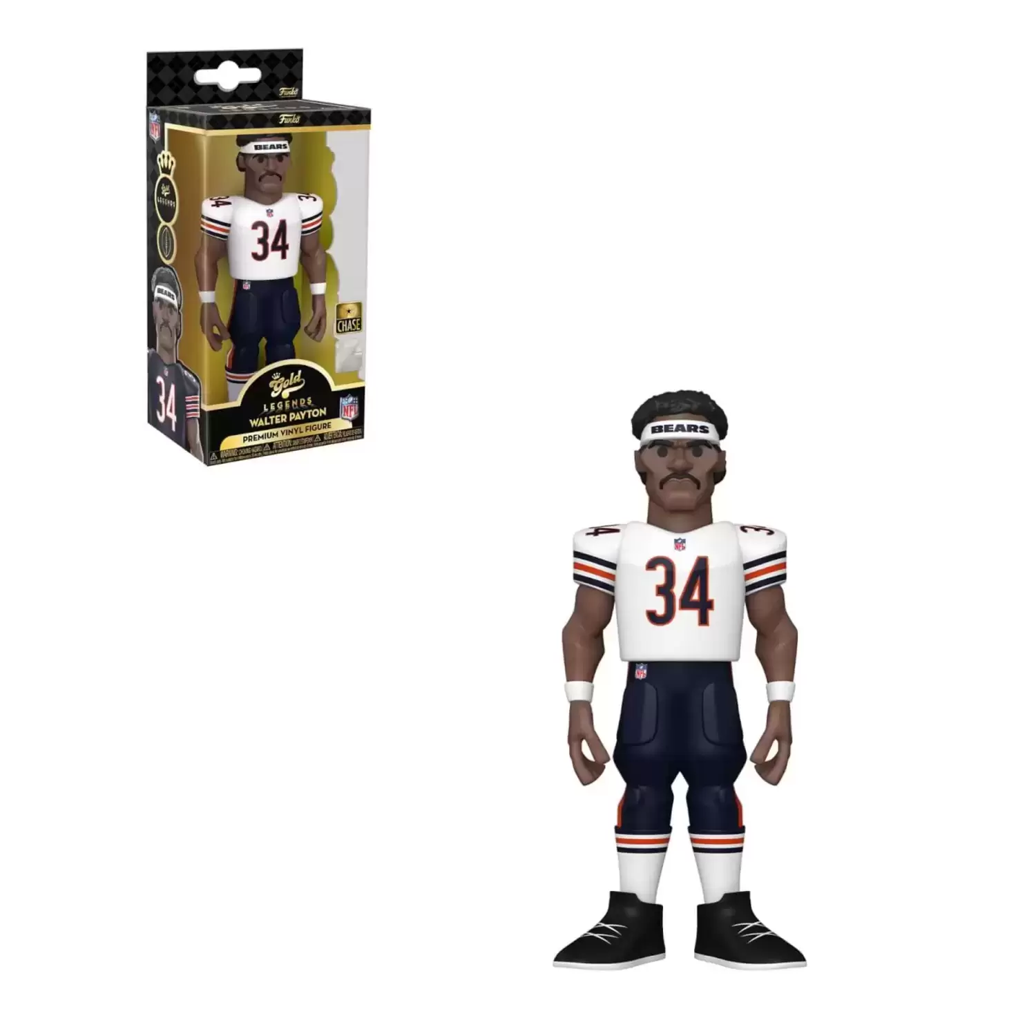 Walter Payton (Chicago Bears) Funko Vinyl Gold 5 NFL Legends