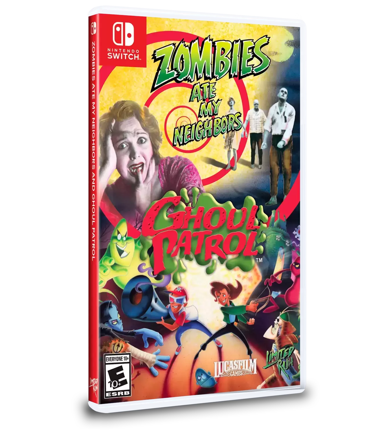 Jeux Nintendo Switch - Zombies Ate My Neighbors & Ghoul Patrol - Limited Run Games