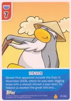club penguin sensei card