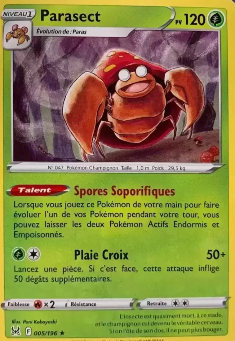 Origine perdue - Parasect