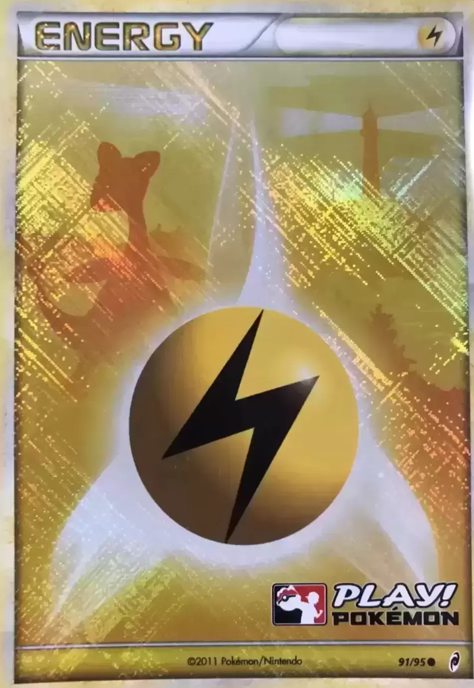 Pokémon L\'appel des Légendes Play! Pokémon - Énergie Électrique Reverse Play Pokemon