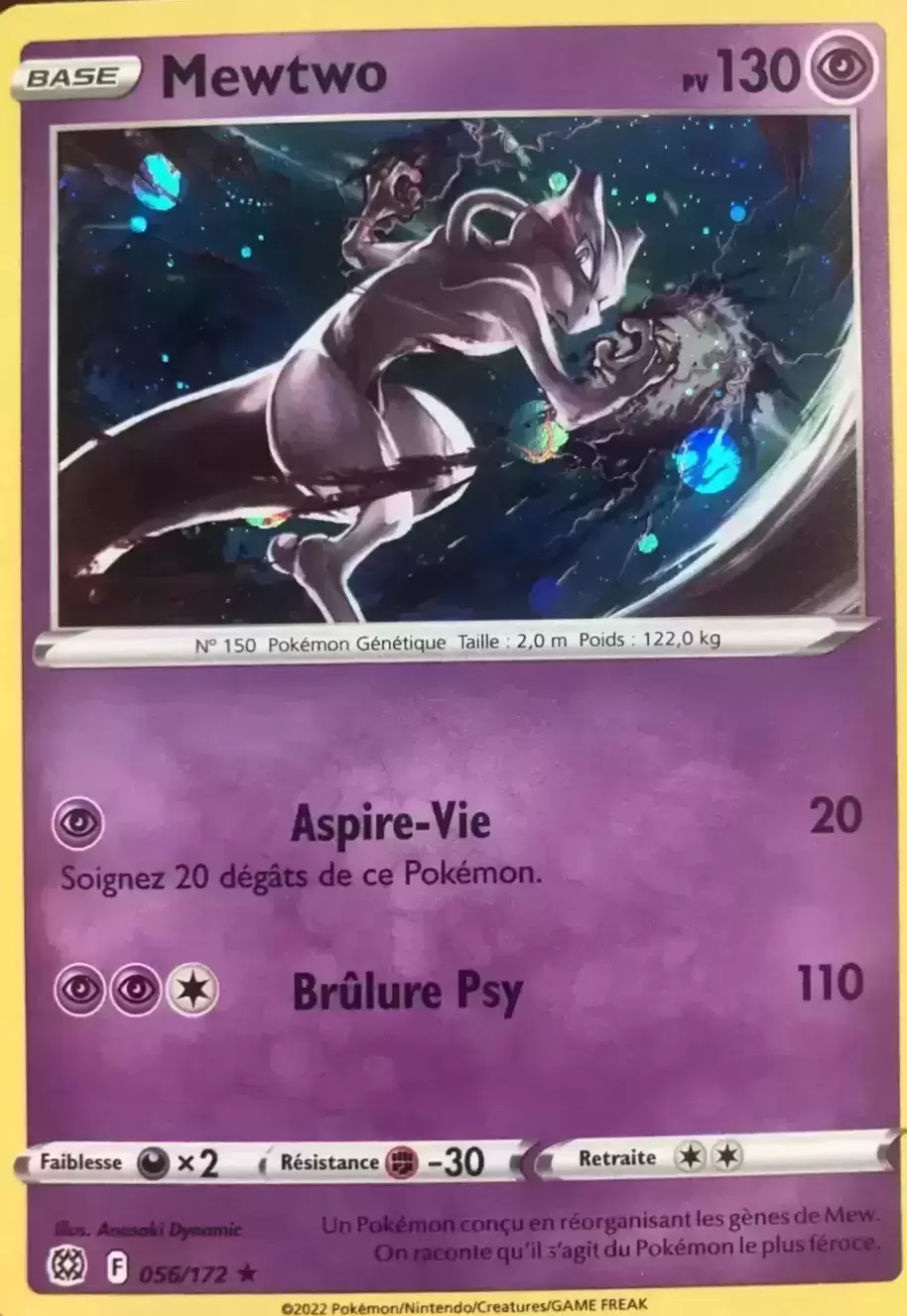 Stars Etincelantes - Mewtwo Holographique Cosmos