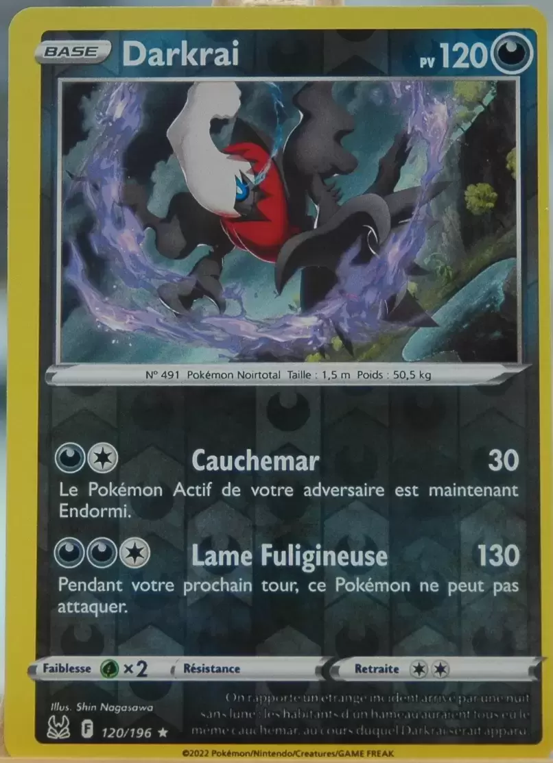 Origine perdue - Darkrai Reverse