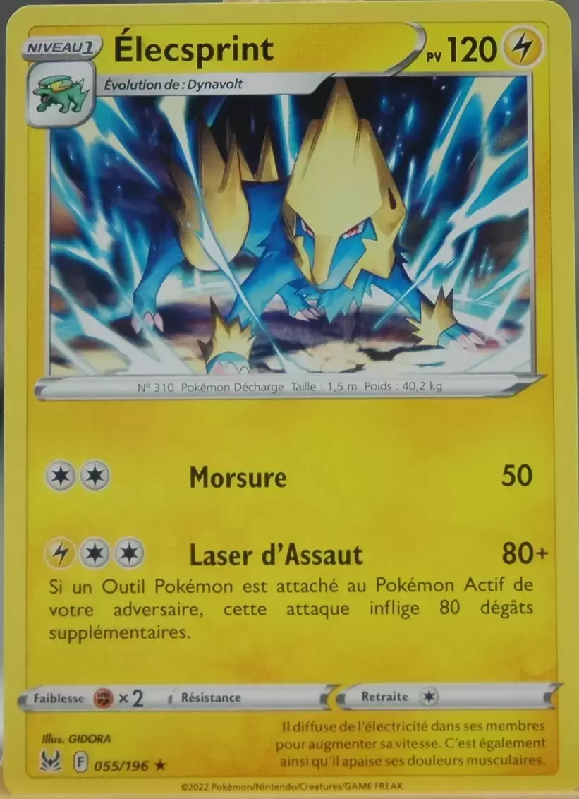 Origine perdue - Élecsprint
