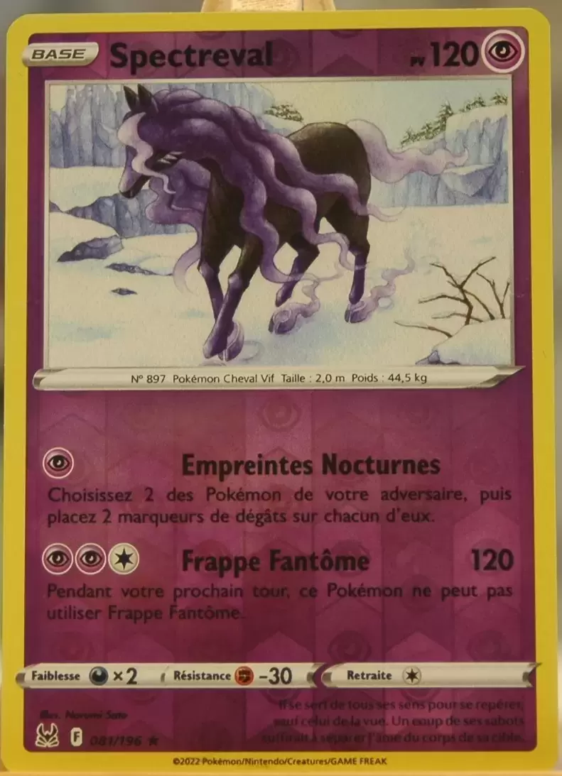 Origine perdue - Spectreval Reverse