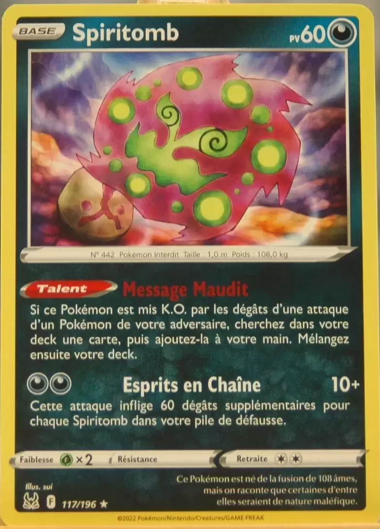 Origine perdue - Spiritomb