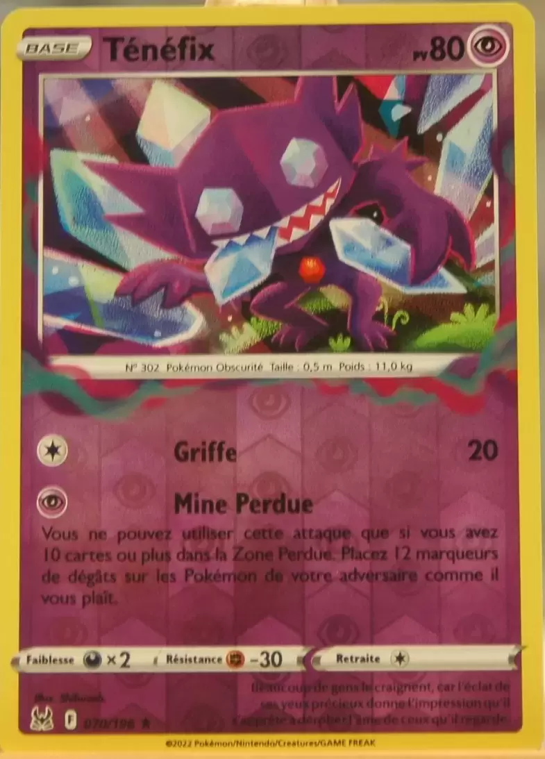 Origine perdue - Ténéfix Reverse