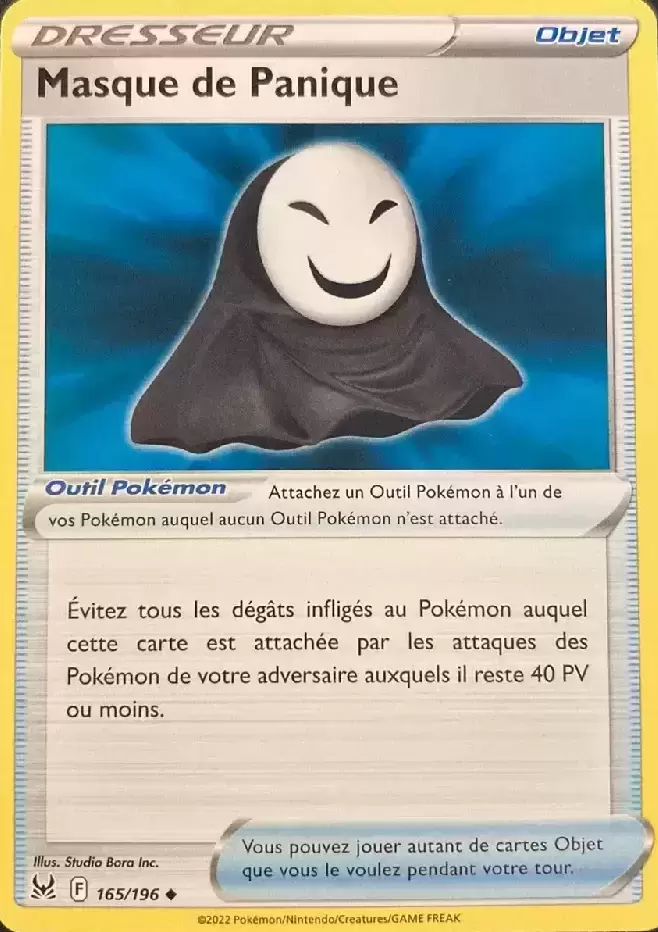 Origine perdue - Masque de Panique