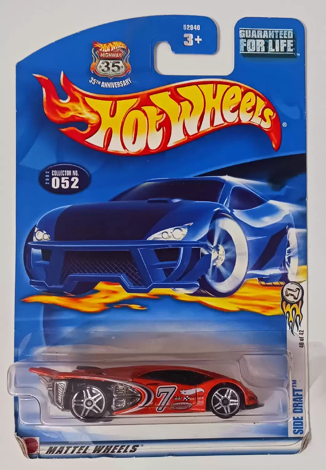 Mainline Hot Wheels - Hot Wheels 2002 Collector No. 052 Side Draft