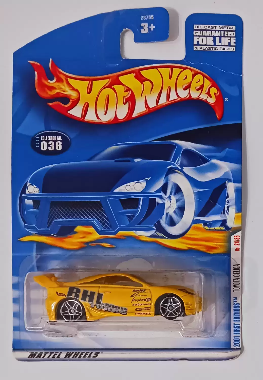 Hot Wheels Classiques - Collector No. 036 - 2001 First Editions Toyota Celica