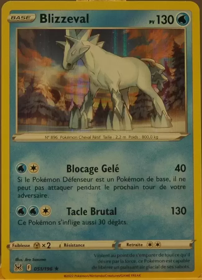 Protège Carte Pokémon Blizzeval