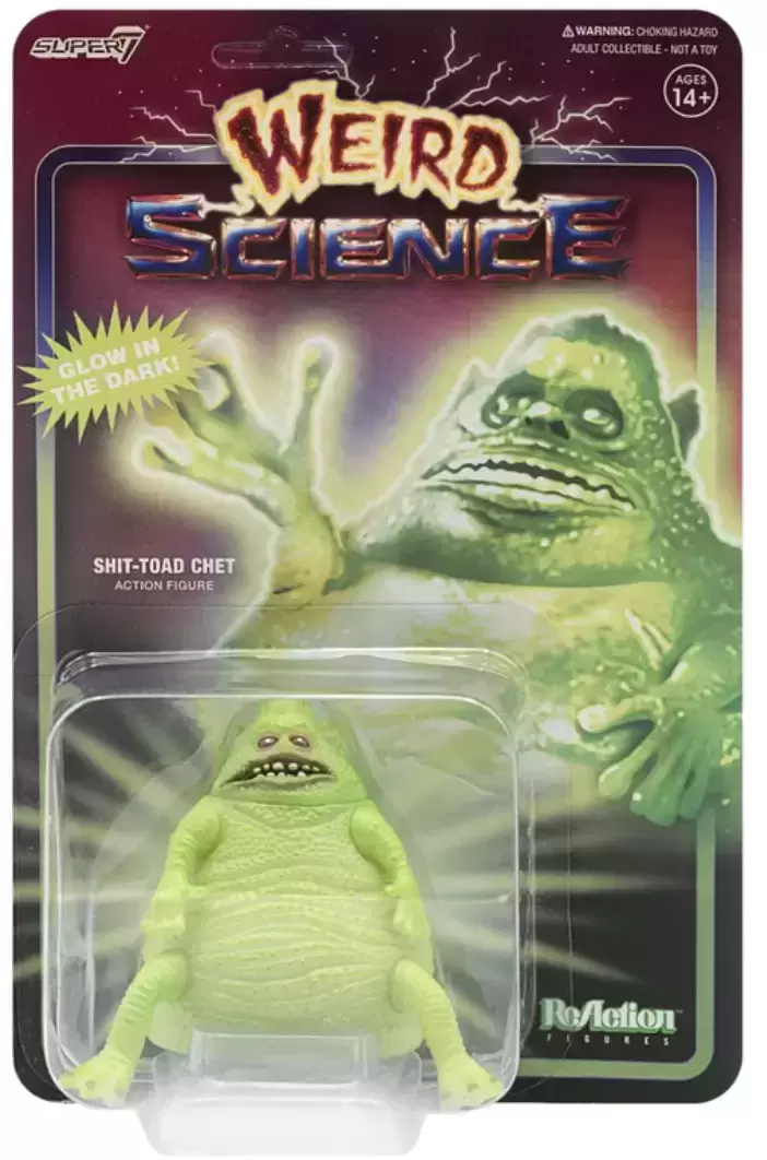 ReAction Figures - Weird Science - Shit-Toad Chet (Glow in the Dark)