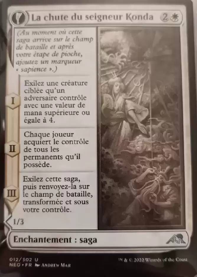Kamigawa La Dynastie Néon - La chute du seigneur Konda