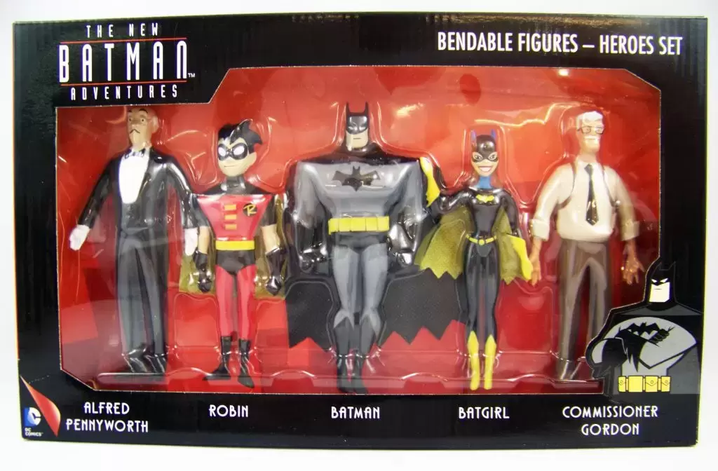 The New Batman Adventures - The New Batman Adventures - Bendable Figures Heroes Set