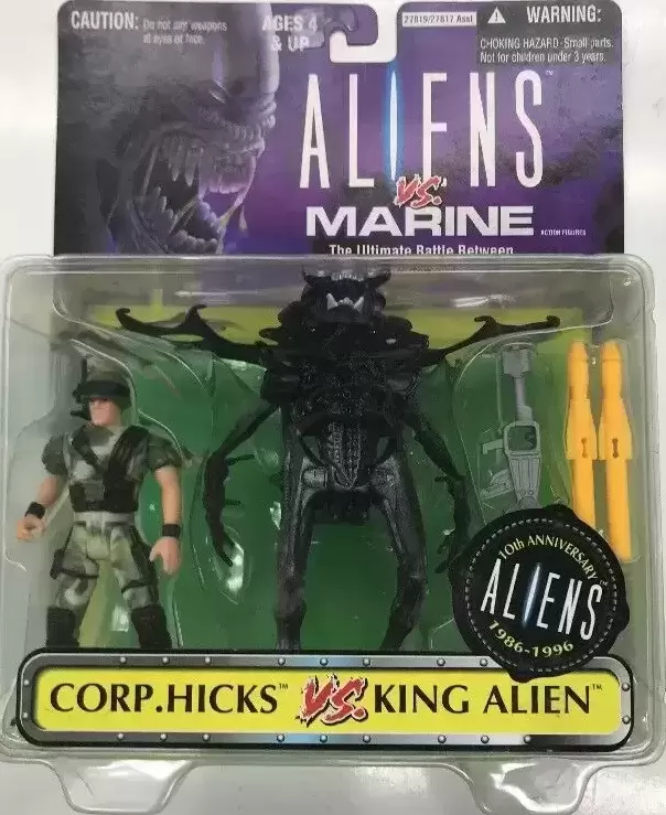 Corp. Hicks vs. King Alien 2-Pack from Aliens vs. Marine – Action