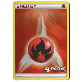 Common Energy Cards - Fire Energy Reverse Play ! Pokémon 2010
