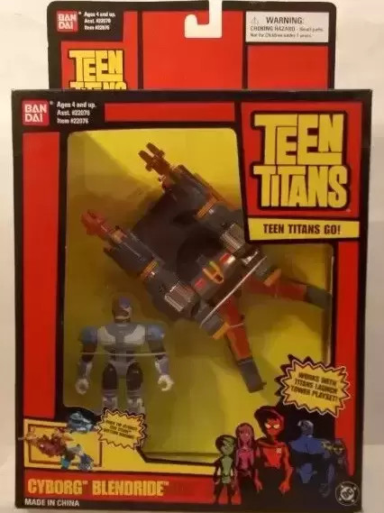 Teen Titans - Bandai - Cyborg Blendride Back & Orange
