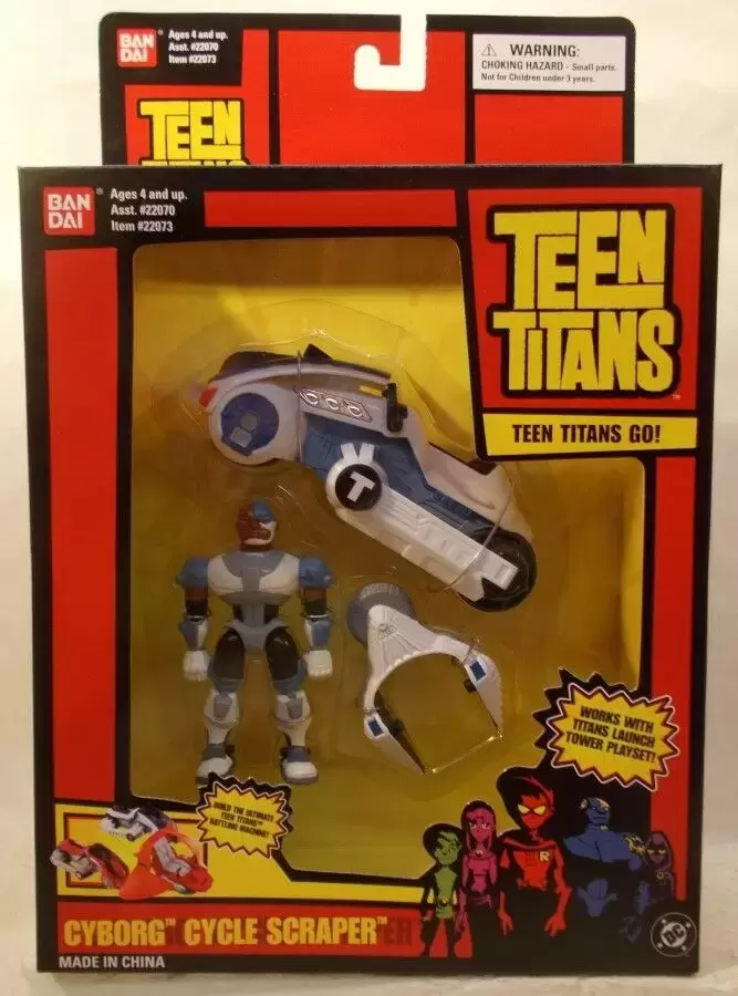 Teen Titans - Bandai - Cyborg Cycle Scraper