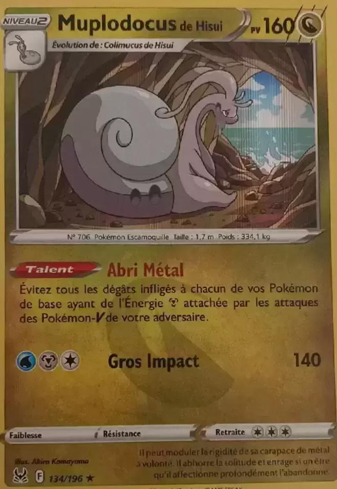 Origine perdue - Muplodocus de Hisui Holographique