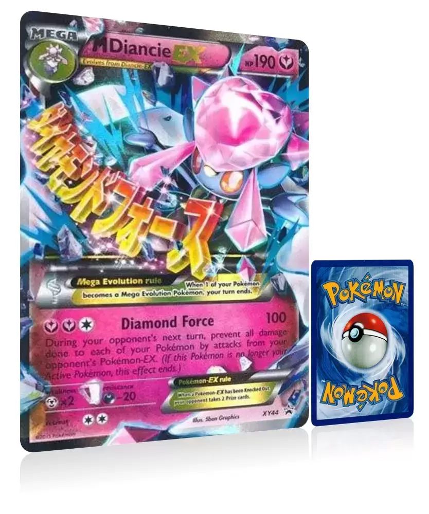 Cartes Pokemon Jumbo XXL - XY - M Diancie EX -Jumbo