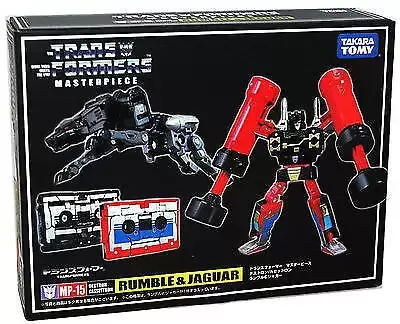 Takara Tomy Transformers Masterpieces - Rumble & Jaguar (Ravage) Set