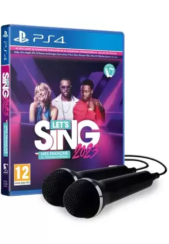 Jeux PS4 - Let\'s Sing 2023 + 2 Micros