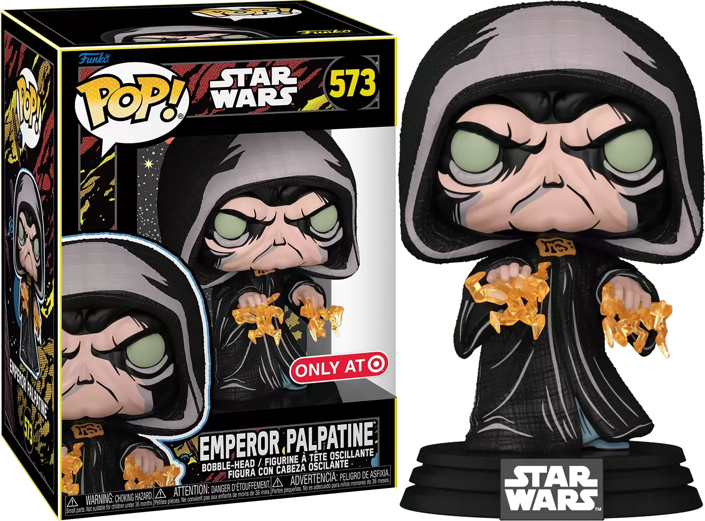 Emperor Palpatine Retro - POP! Star Wars action figure 573