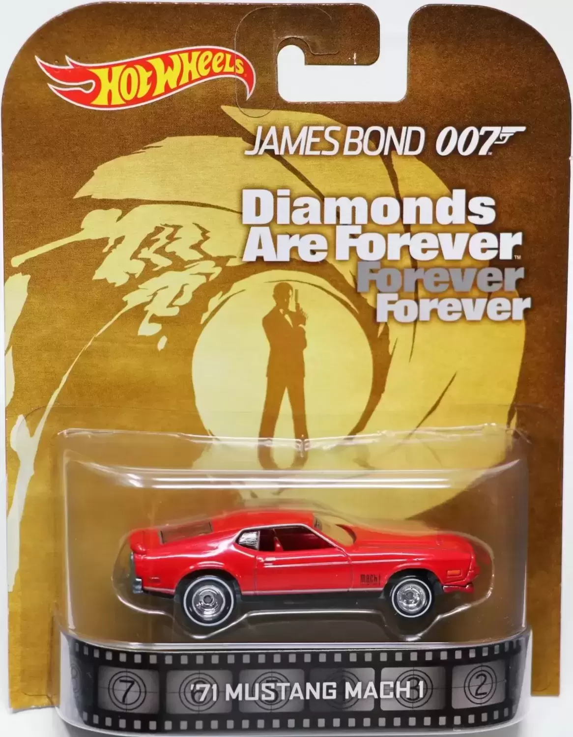 Retro Entertainment Hot Wheels - Diamonds Are Forever - 71 Mustang Mach 1