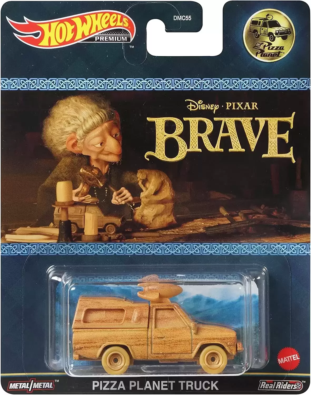 Retro Entertainment Hot Wheels - Brave - Pizza Planet Truck