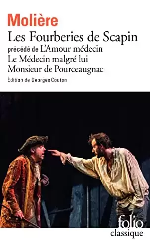 Livres en vrac - Les Fourberies de Scapin. L\'Amour médecin. Le Médecin malgré lui. Monsieur de Pourceaugnac