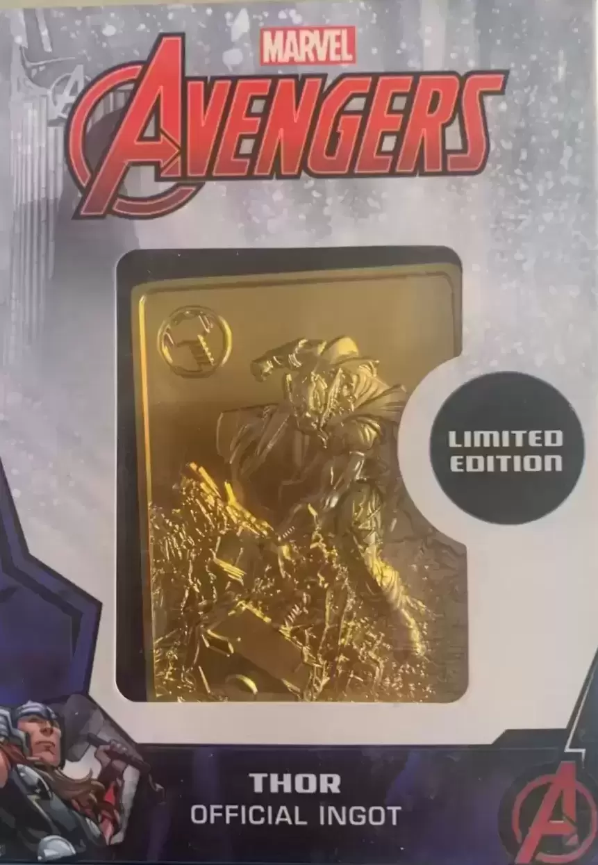 Marvel - Thor Gold - Fanattik - Ingot & Metal Card