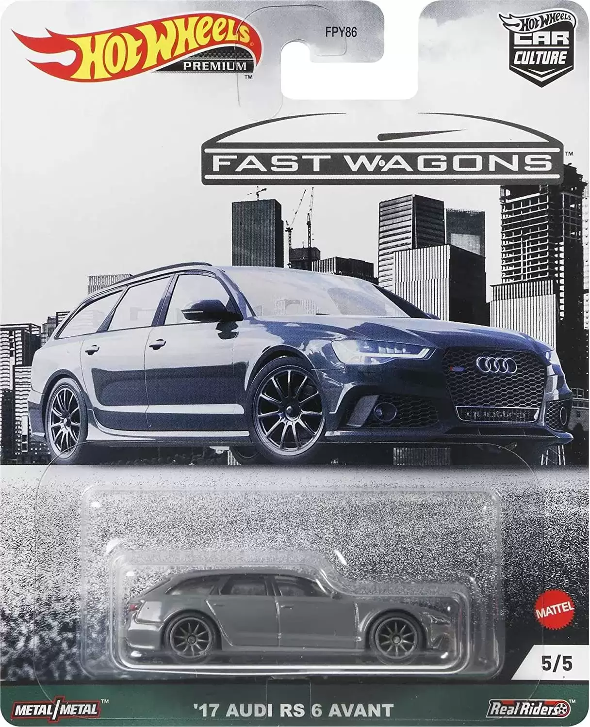 Hot Wheels - Car Culture - Fast Wagons - 17 Audi RS 6 Avant