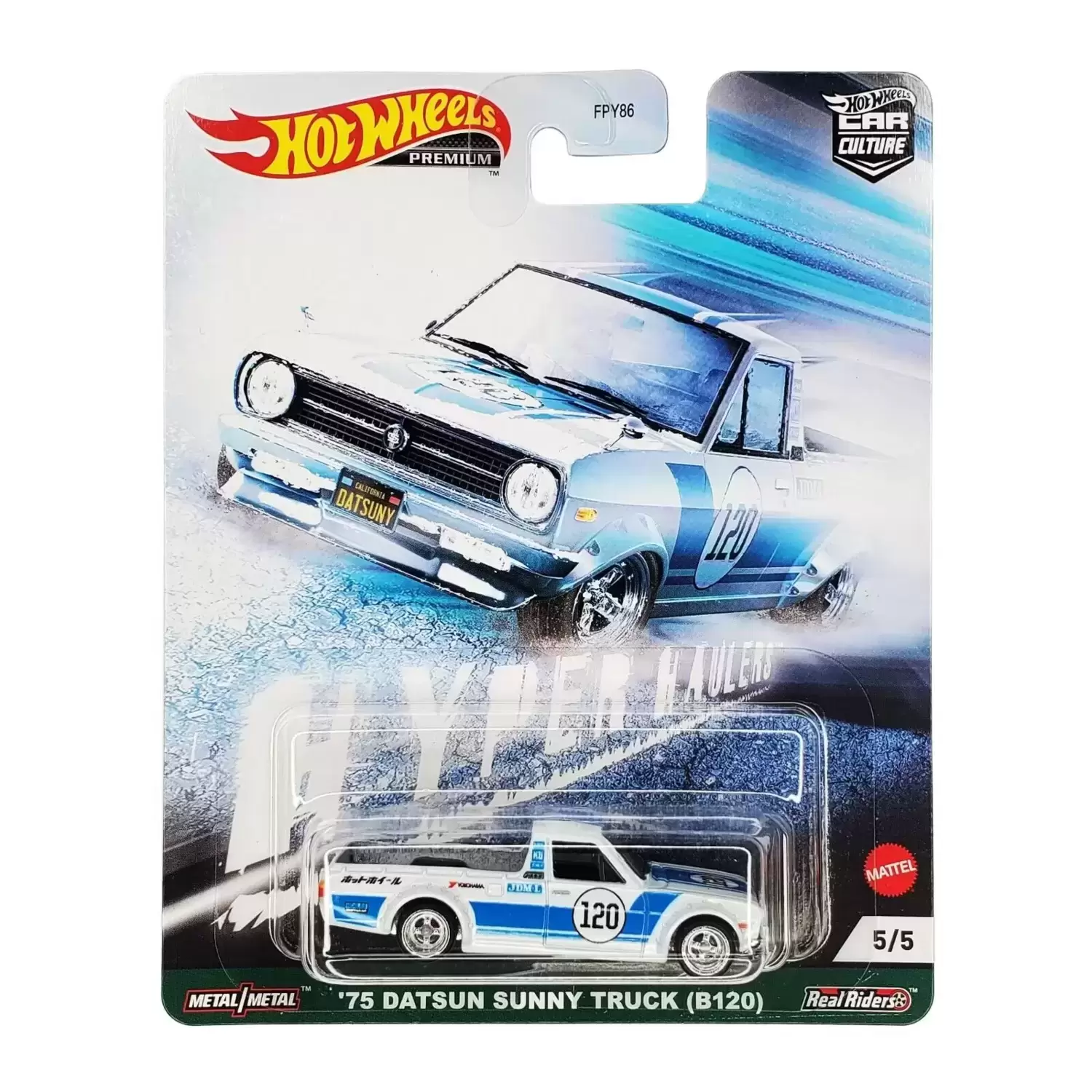 Hot Wheels - Car Culture - Hyper Haulers - 75 Datsun Sunny Truck (B120)