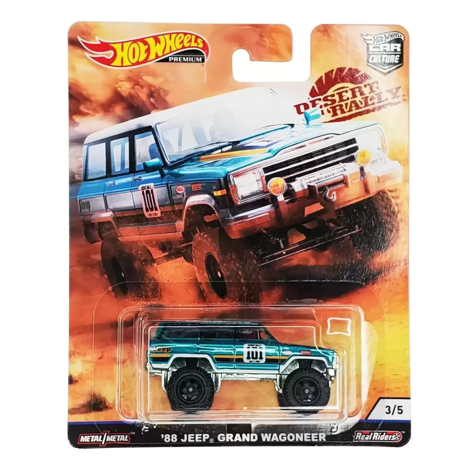 Hot Wheels - Car Culture - Desert Rally - 88 Jeep Grand Wagoneer
