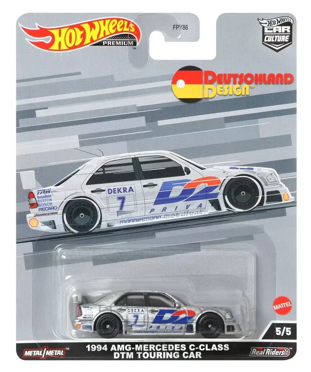 Hot Wheels - Car Culture - Deutschland Design - 1994 AMG-Mercedes C-Class DTM Touring Car