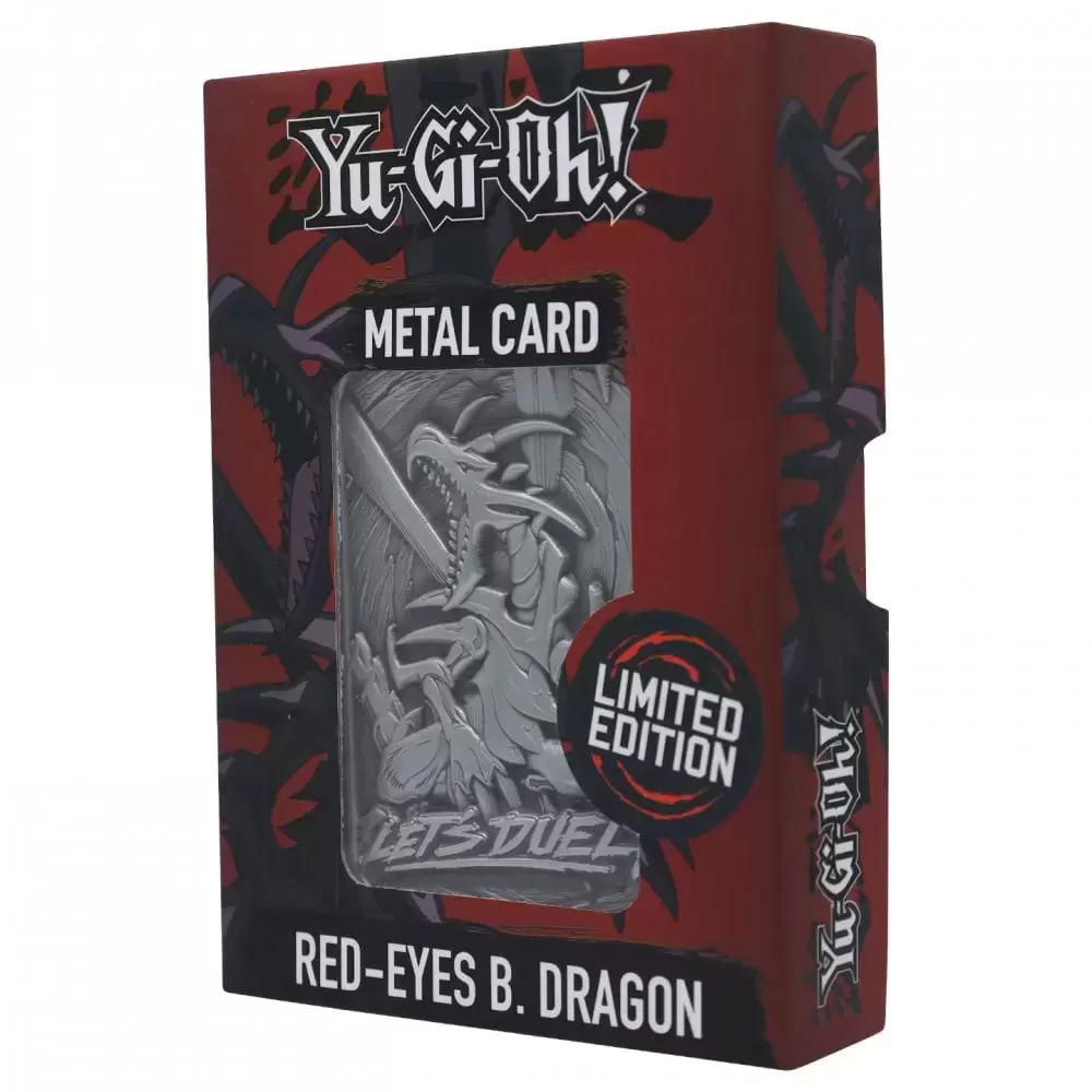 Fanattik - Ingot & Metal Card - Yu-Gi-Oh! - Red-Eyes B. Dragon