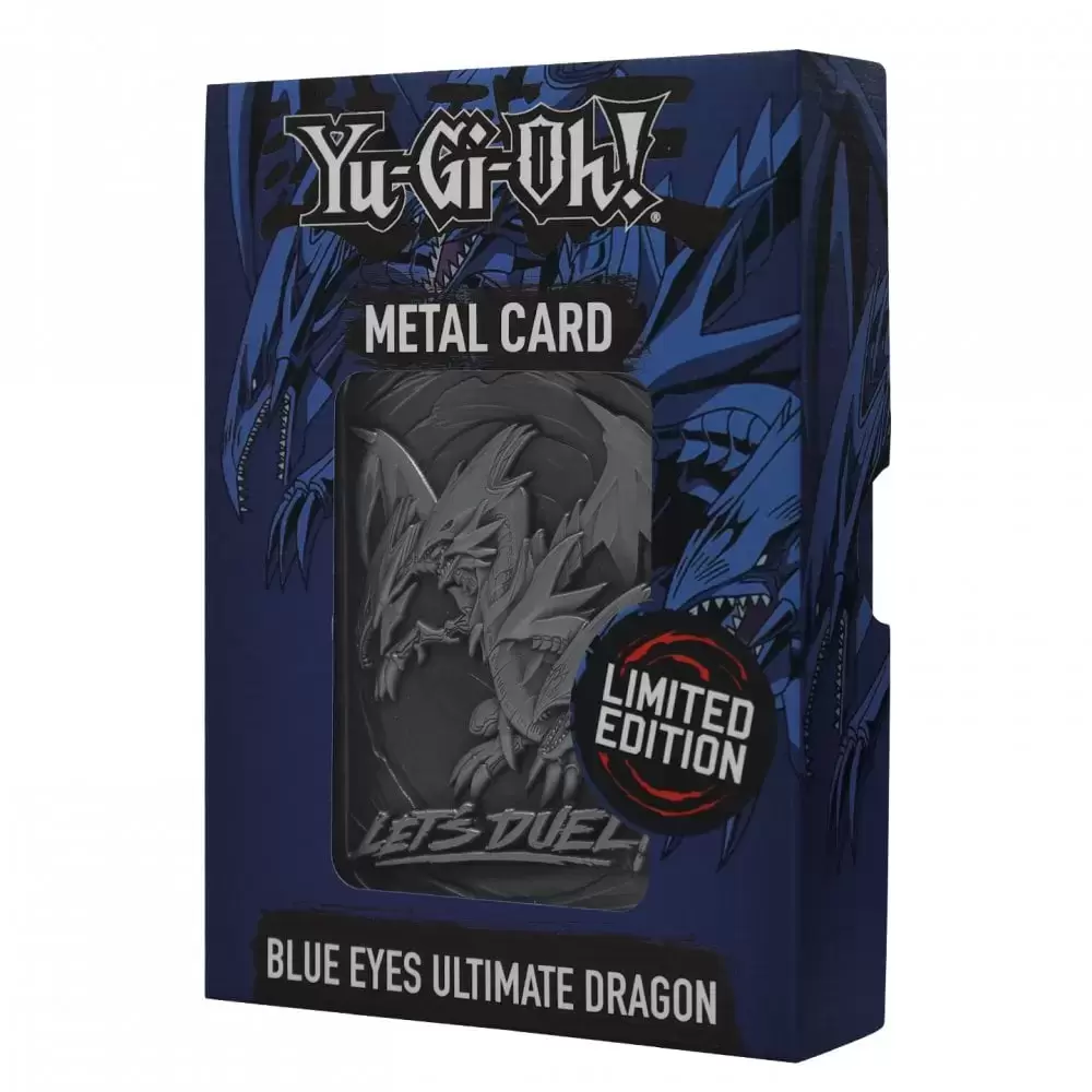 Fanattik - Ingot & Metal Card - Yu-Gi-Oh! - Blue Eyes Ultimate Dragon