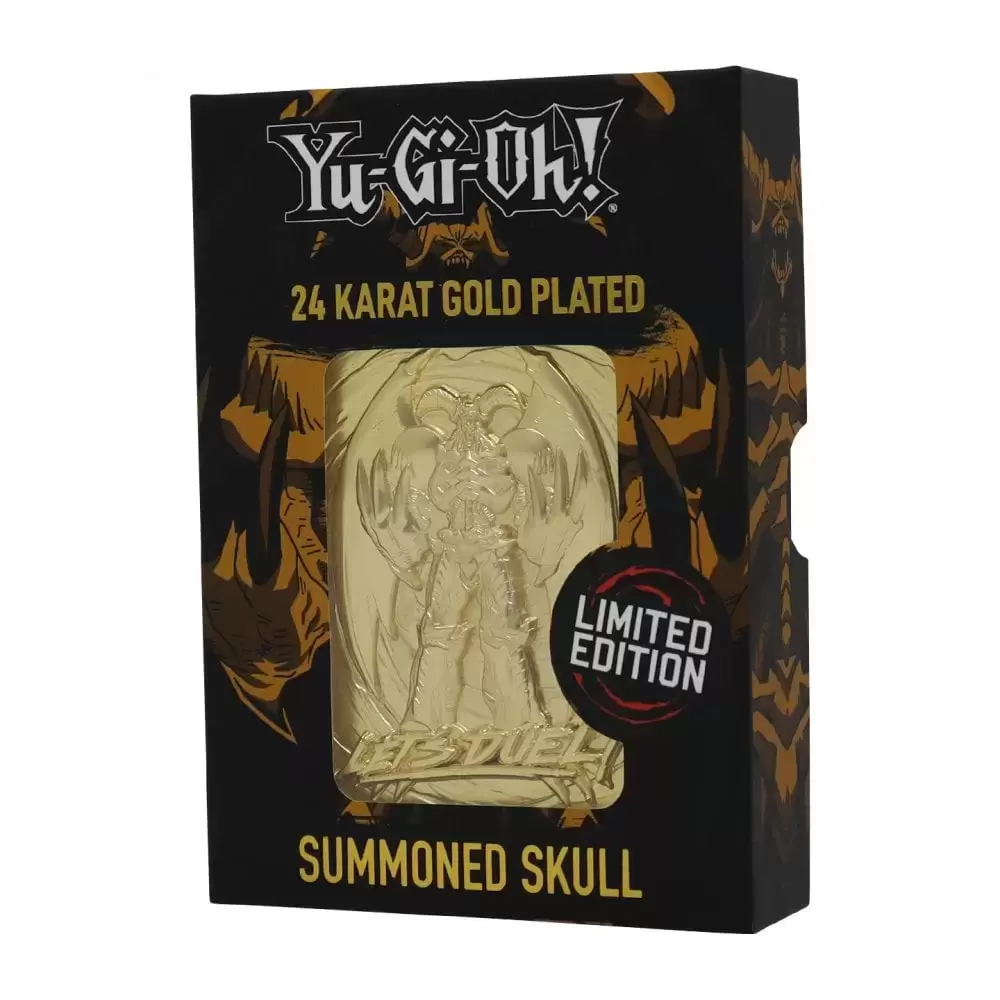 Fanattik - Ingot & Metal Card - Yu-Gi-Oh! - Summoned Skull Gold