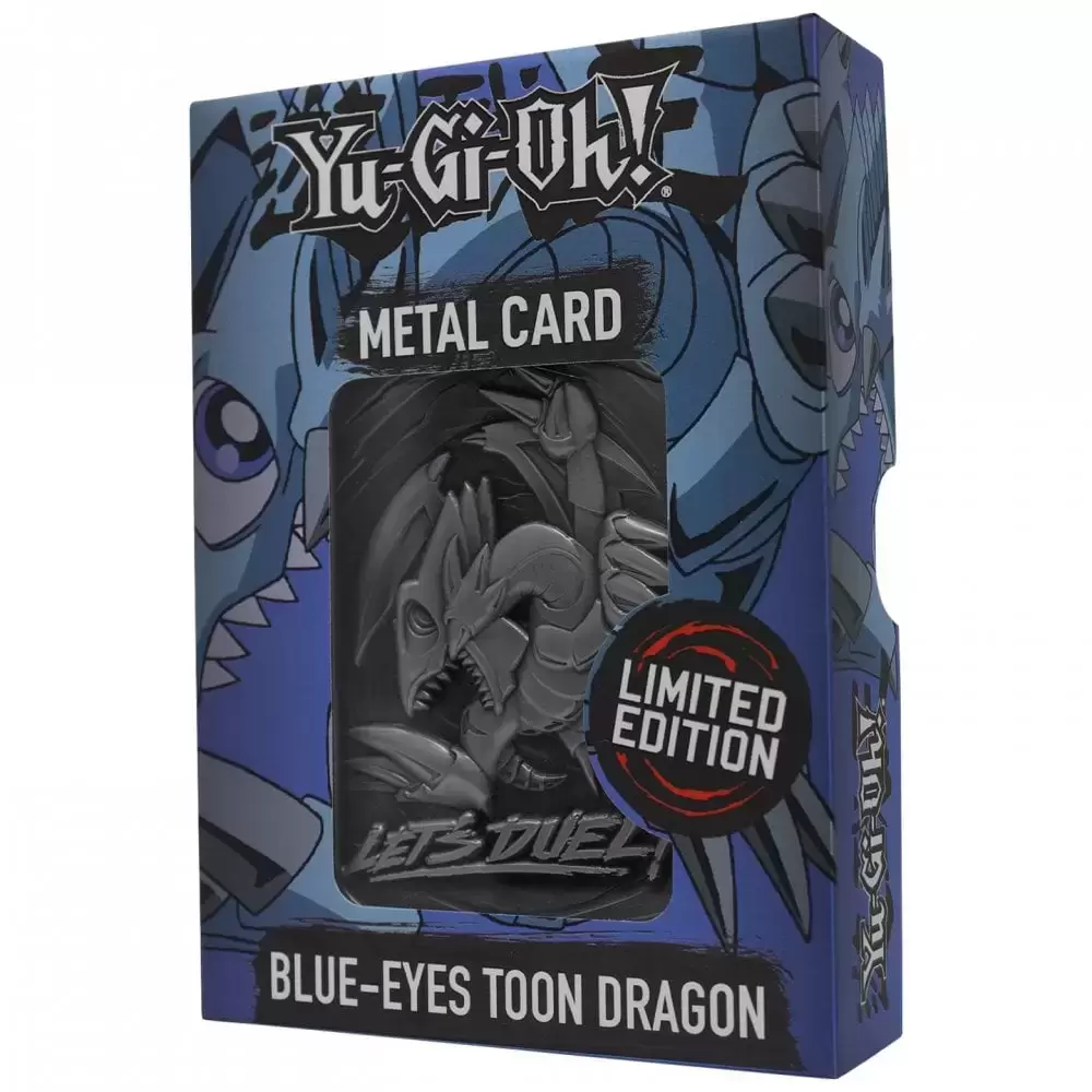 Fanattik - Ingot & Metal Card - Yu-Gi-Oh! - Blue-Eyes Toon Dragon