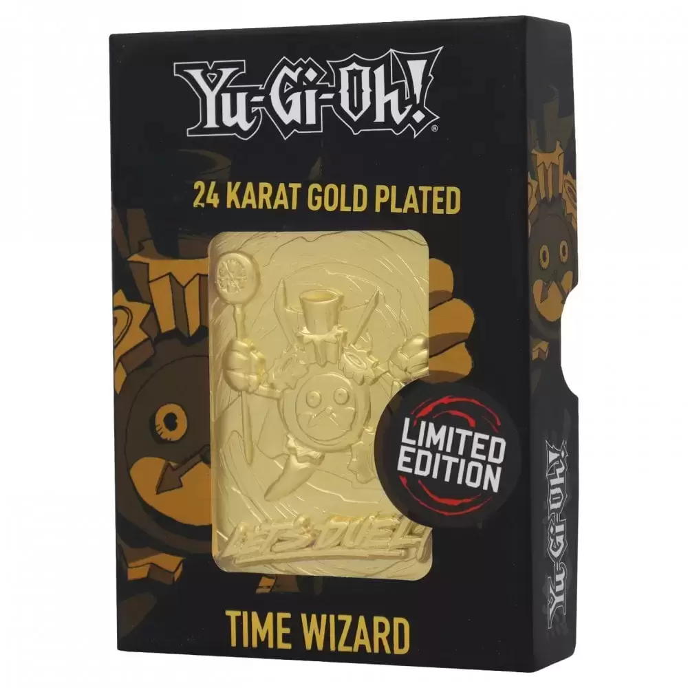 Fanattik - Ingot & Metal Card - Yu-Gi-Oh! - Time Wizard Gold