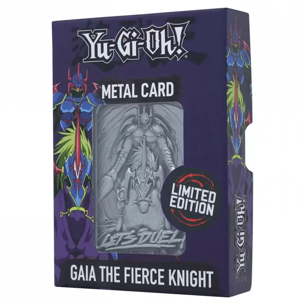 Fanattik - Ingot & Metal Card - Yu-Gi-Oh! - Gaia The Fierce Knight