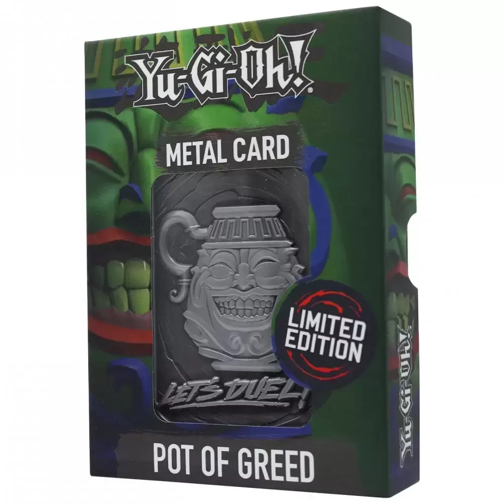 Fanattik - Ingot & Metal Card - Yu-Gi-Oh! - Pot of Greed