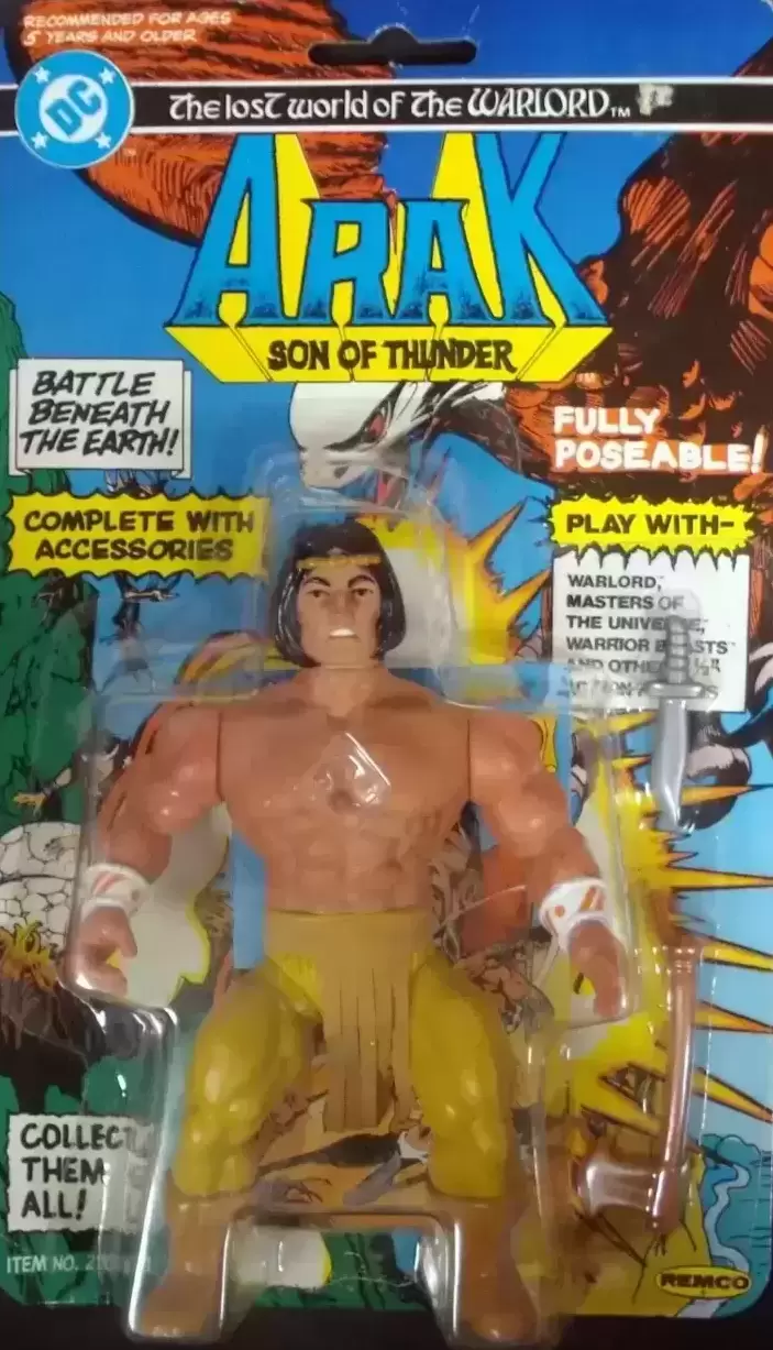 The Lost World Of The Warlords Arak Remco action figure