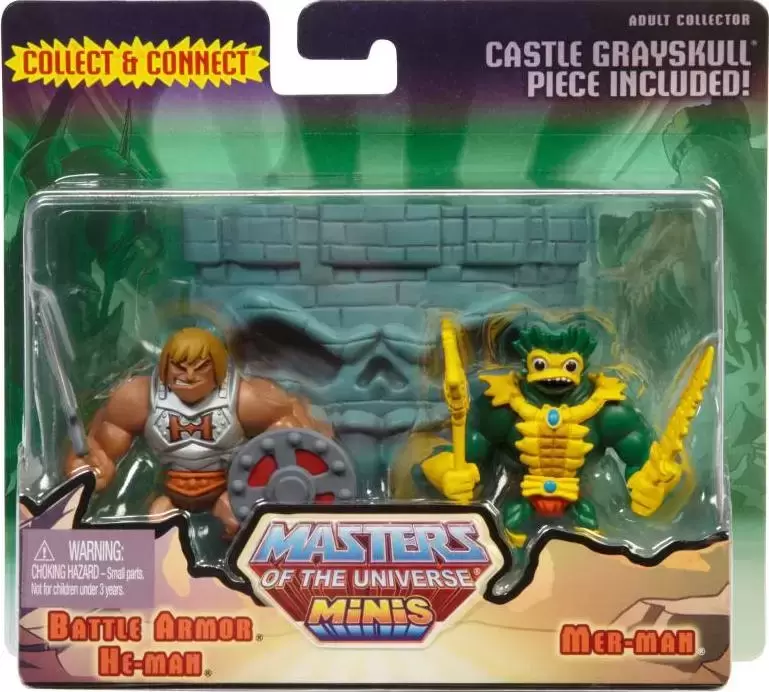 Masters of The Universe - Eternia Minis - MINIS - Battle Armor He-Man & Mer-Man