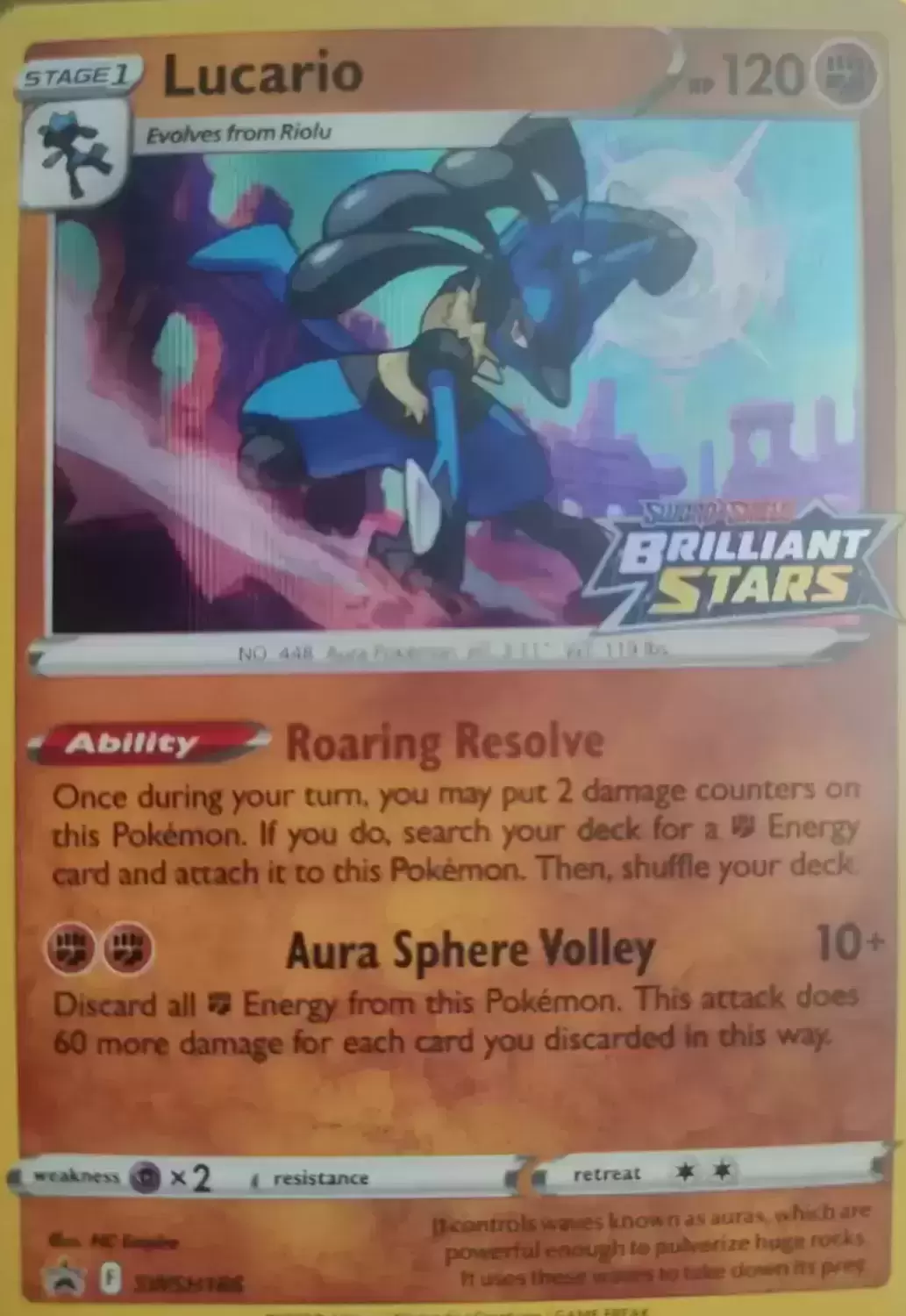 Lucario (120/185) [Sword & Shield: Vivid Voltage]