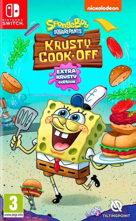 Jeux Nintendo Switch - Spongebob Squarepants - Krusty Cook-Off - Extra Krusty Edition