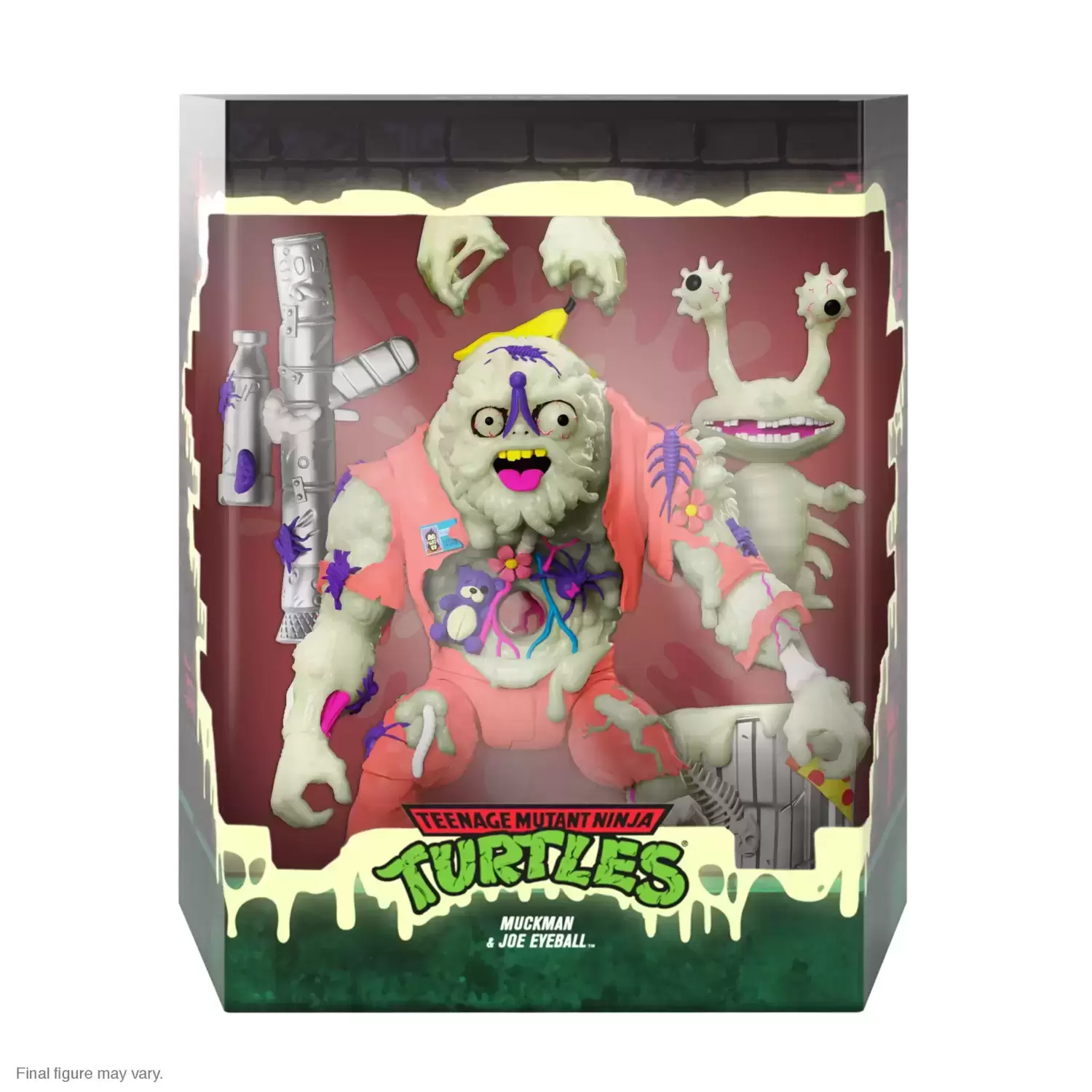Super7 - ULTIMATES! - TMNT - Muckman & Joe Eyeball (Glow)
